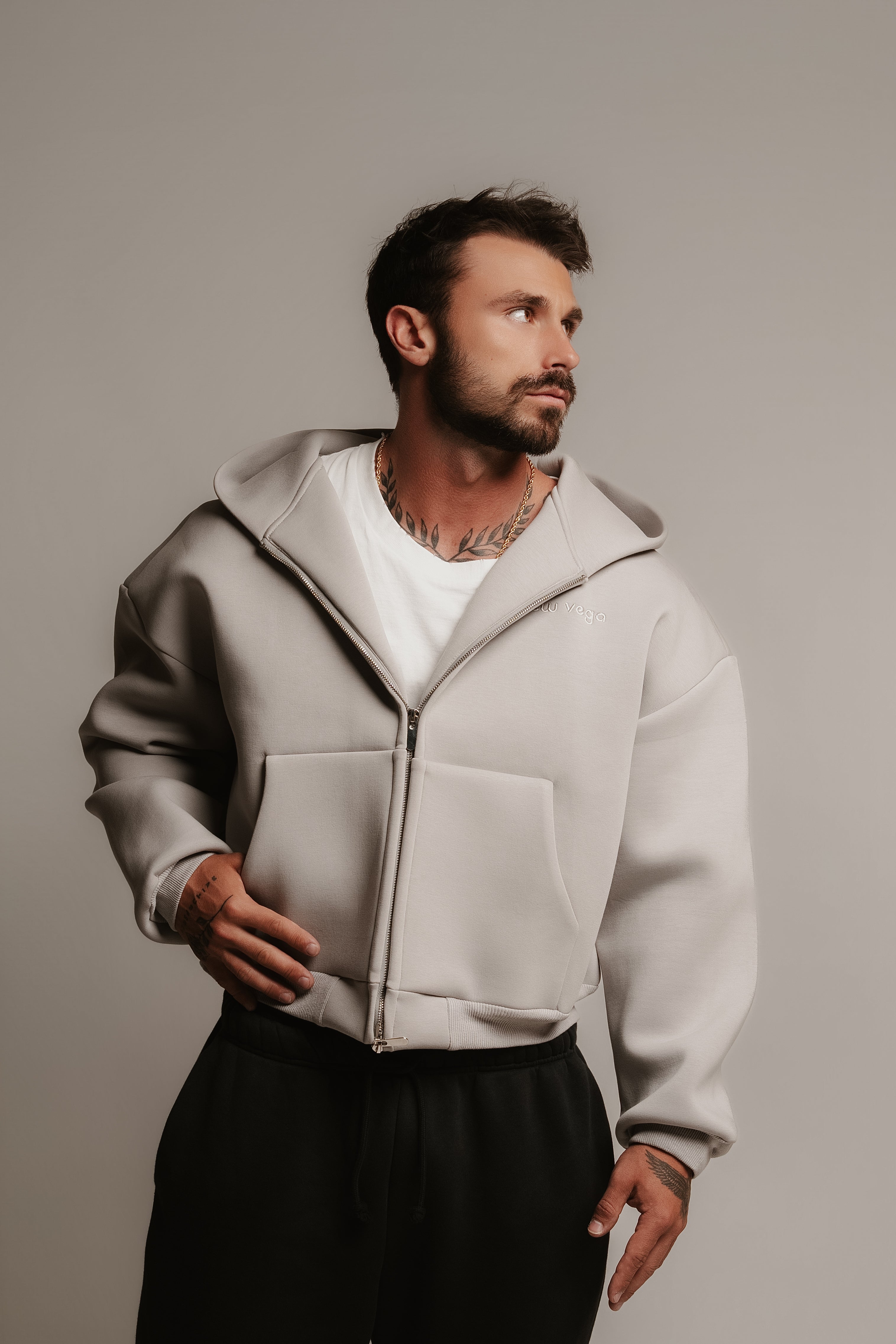 Double Zip Hoodie - Ash – New Vega
